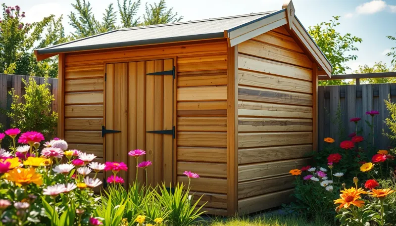 Entretenir un abri de jardin en bois : calendrier annuel essentiel
